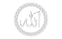 Allah Arabic Calligraphy Vector Design for Laser Cutting DXF