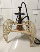 Angel Wings Hookah Stand Laser Cut Vector File