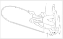 Angler Fishing Vector Design DXF File for CNC