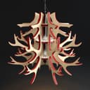 Antler Style Pendant Lamp Laser Cut Vector Template (CDR)