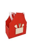 Apron Shaped Kitchen Organizer Gift Box Laser Cut Vector