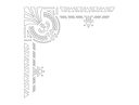 Art Deco Geometric Corner Ornament DXF Vector Design