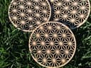 Asanoha Geometric Trivet Laser Cut Pattern Vector File