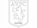 Aston Villa FC Logo Vector Design for Laser Cutting DXF