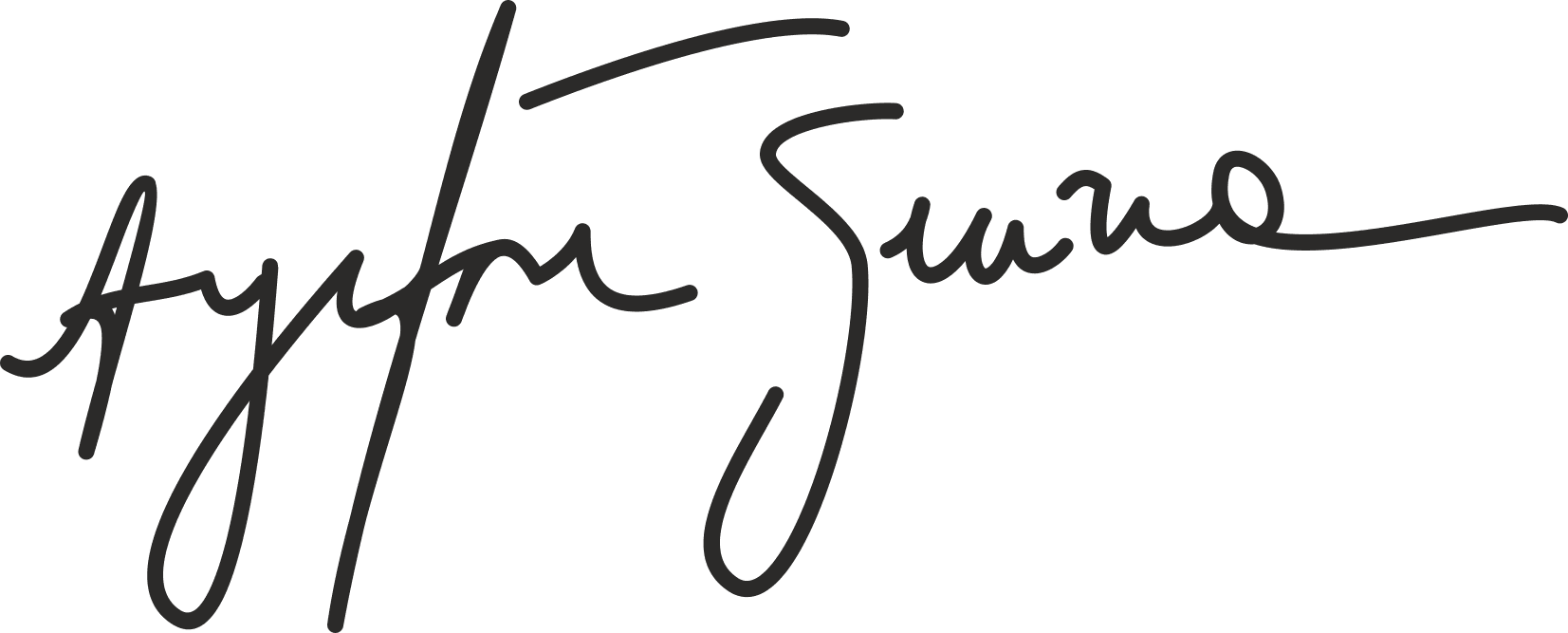 Ayrton Senna Signature Vector File for Laser Cutting
