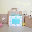 Baby Birth Metric Photo Frame Vector File for Laser Cutting