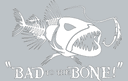Bad to the Bone Fish Skeleton Vector File for Laser Cutting