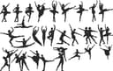 Ballet Dancer Silhouette Vector Set for Laser Cutting