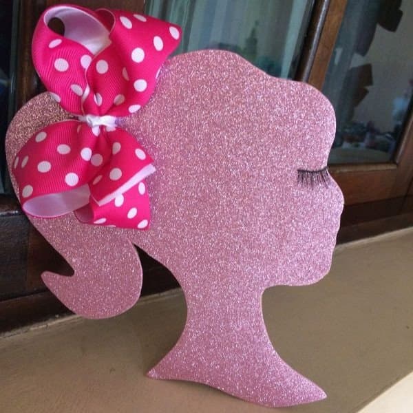 Barbie Style Hair Bow Display Stand Laser Cut Vector File