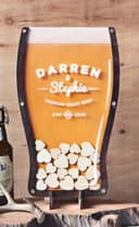 Beer Glass Wedding Guest Book Vector for Laser Cutting