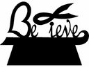Believe Cancer Awareness Ribbon Sign DXF Vector File