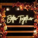 Better Together Neon Style Sign Vector File for Laser Cutting