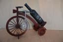 Bicycle Wine Bottle and Glass Holder Laser Cut Vector File