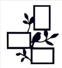 Bird and Tree Photo Frame Wall Art SVG Vector