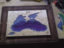 Black Sea Bathymetric Map Layered Laser Cut File (SVG, DXF)