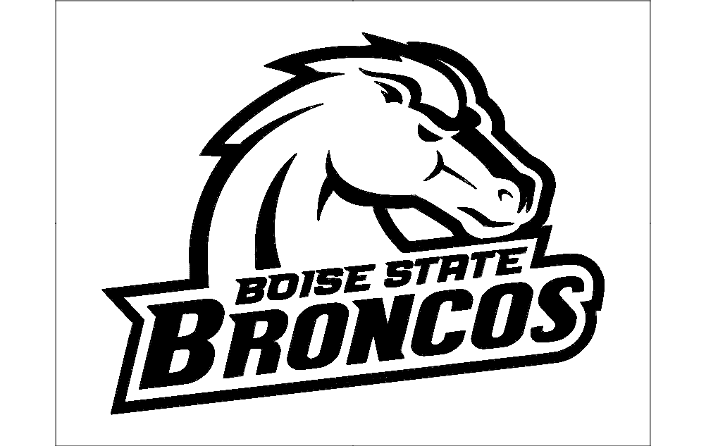 Boise State Broncos Logo Vector File for CNC Cutting