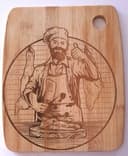 Butcher Chef Laser Engraving Design Vector File