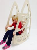 Butterfly Rocking Chair Kids Furniture Laser Cut DXF Plan