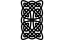 Celtic Knotwork Decorative Panel Vector DXF File