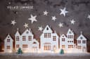 Charming Christmas Village Laser Cut Vector File