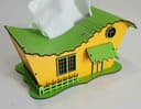 Charming Cottage Tissue Box Holder DXF Laser Cut File