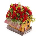 Charming House Shaped Flower Planter Laser Cut Vector File
