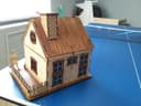 Charming Wooden Dollhouse 3D Puzzle Laser Cut Vector File