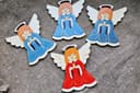 Christmas Angel Ornaments Laser Cut Template CDR DXF