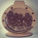 Christmas Ornament Countdown Dropbox Laser Cut Vector File