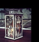Christmas Snowman and Snowflake Lantern SVG Laser Cut Template