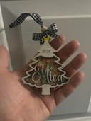 Christmas Tree Shaker Ornament SVG File for Laser Cutting
