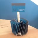 Circular Business Card Holder Laser Cut Vector File