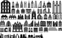 City Skyline Building Silhouettes Vector Collection