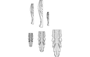 Classic Acanthus Leaf Furniture Ornaments DXF Vector Pack