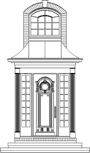 Classic Arched Entryway Door Design