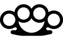 Classic Brass Knuckles Vector Design File for Laser Cutting