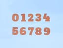 Classic Serif Number Set 0-9 Laser Cut Vector File