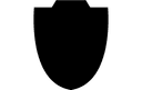 Classic Shield Silhouette Vector File for CNC Laser Cutting