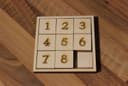 Classic Sliding Number Tile Puzzle Vector Design for Laser Cutting