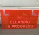 Cleaning In Progress Dishwasher Sign Vector for Laser Cutting