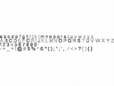 Complete Arial Font Vector Set DXF for Laser Cutting