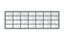 Complete Domino Set Vector Design for Laser Cutting