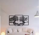 Couple Tree Faces Triptych Laser Cut Wall Art Vector File