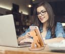 Creative Character Cell Phone Stand Laser Cut Vector File