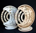 Crescent Moon Perpetual Calendar Laser Cut Vector File