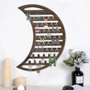 Crescent Moon Wall Jewelry Organizer Laser Cut Vector File