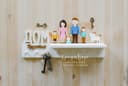 Custom Family Key Holder Laser Cut Vector File