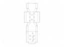 Custom Gift Box Packaging Vector Template DXF File