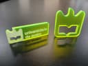 Custom Logo Keychain Vector Design for Laser Cutting DXF