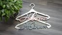 Custom Wedding Hanger Laser Cut Vector File (CDR, SVG)